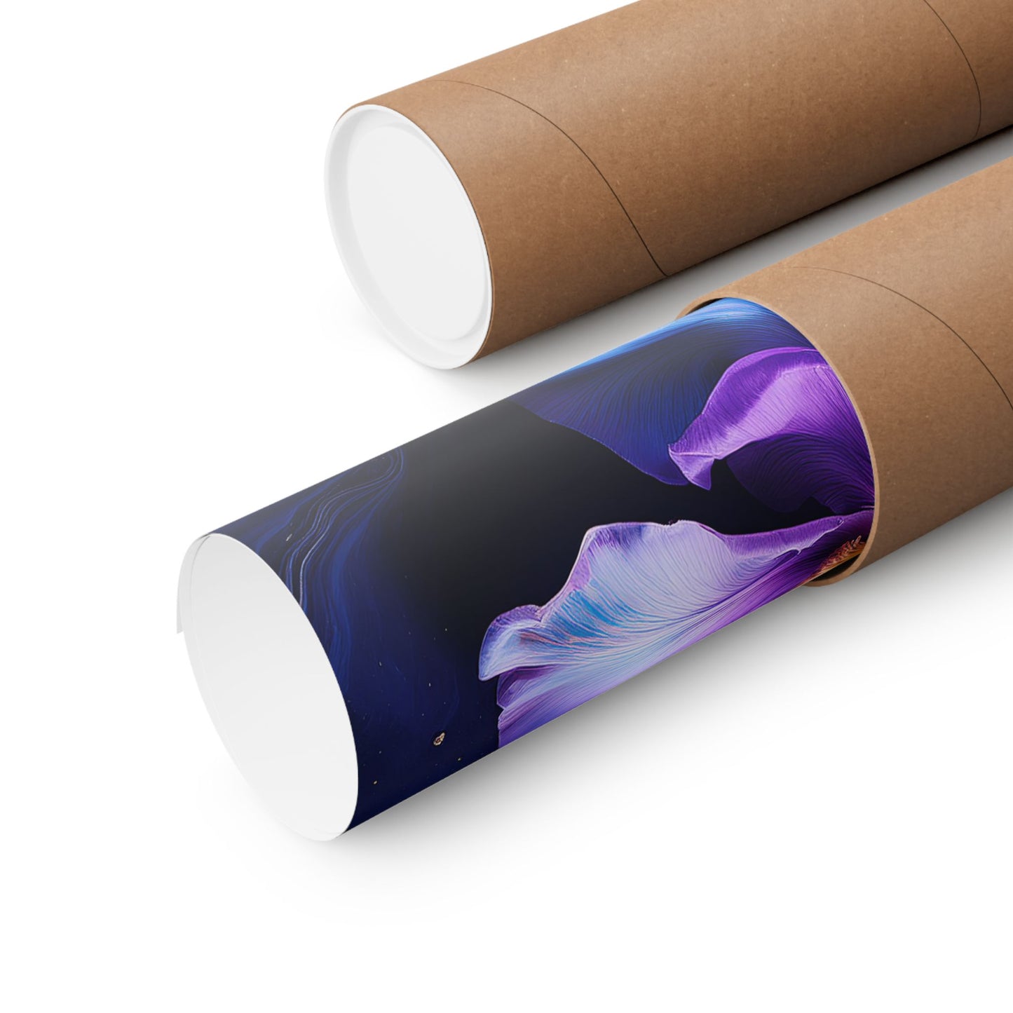 Abstract Iris Flower Square Wall Print | Style 2 | Botanical Wall Art | Nature Art | Wall Art | Wall Print