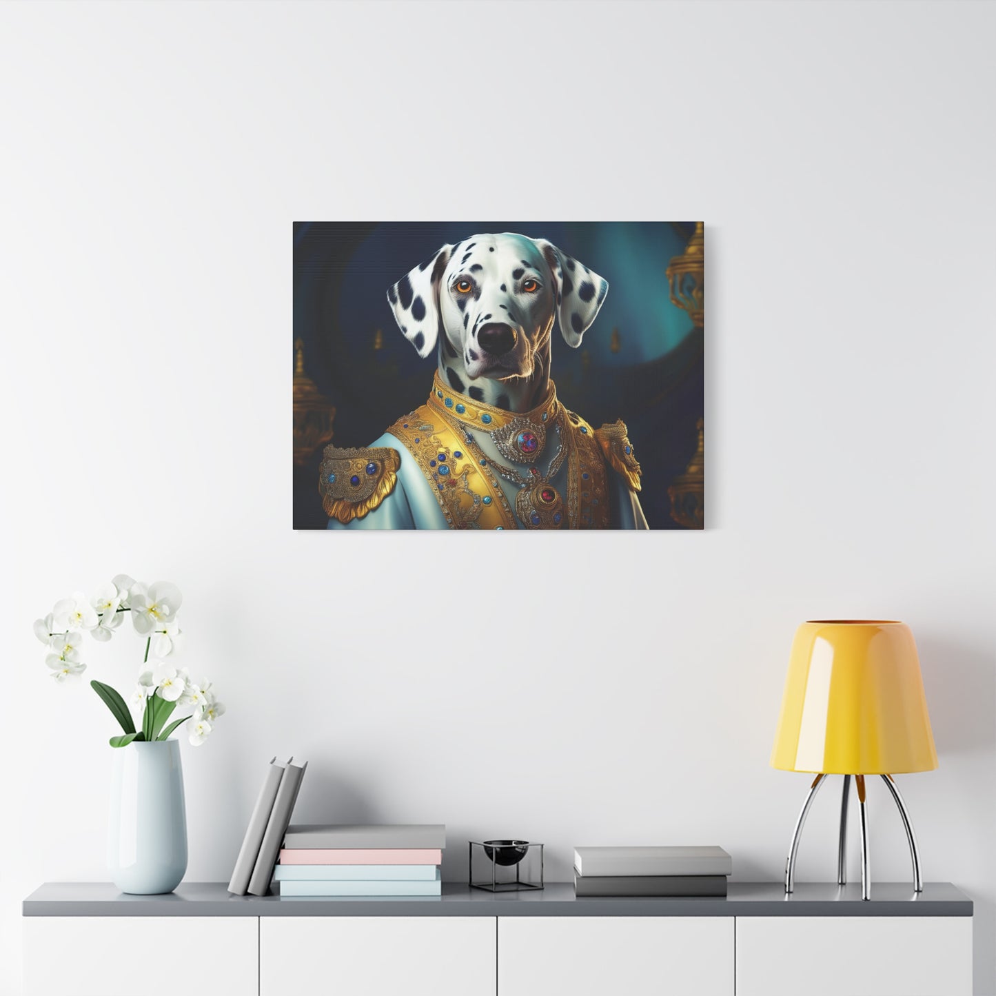Dalmation Renaissance Pet Portrait Canvas | Wall art | Wall print | Dog art