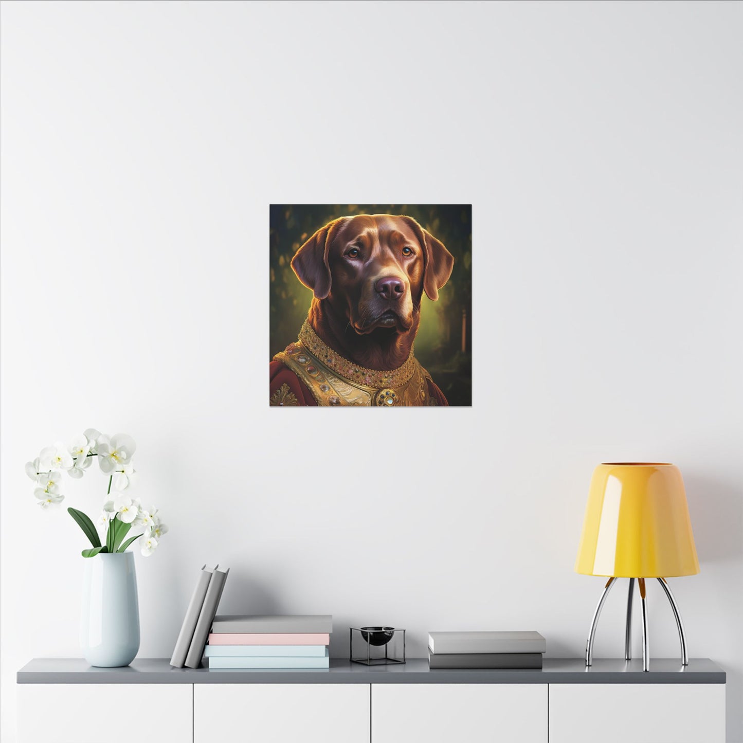 Chesapeake Bay Retriever Renaissance Pet Portrait - Canvas | Wall Art | Wall Print | Dog Art