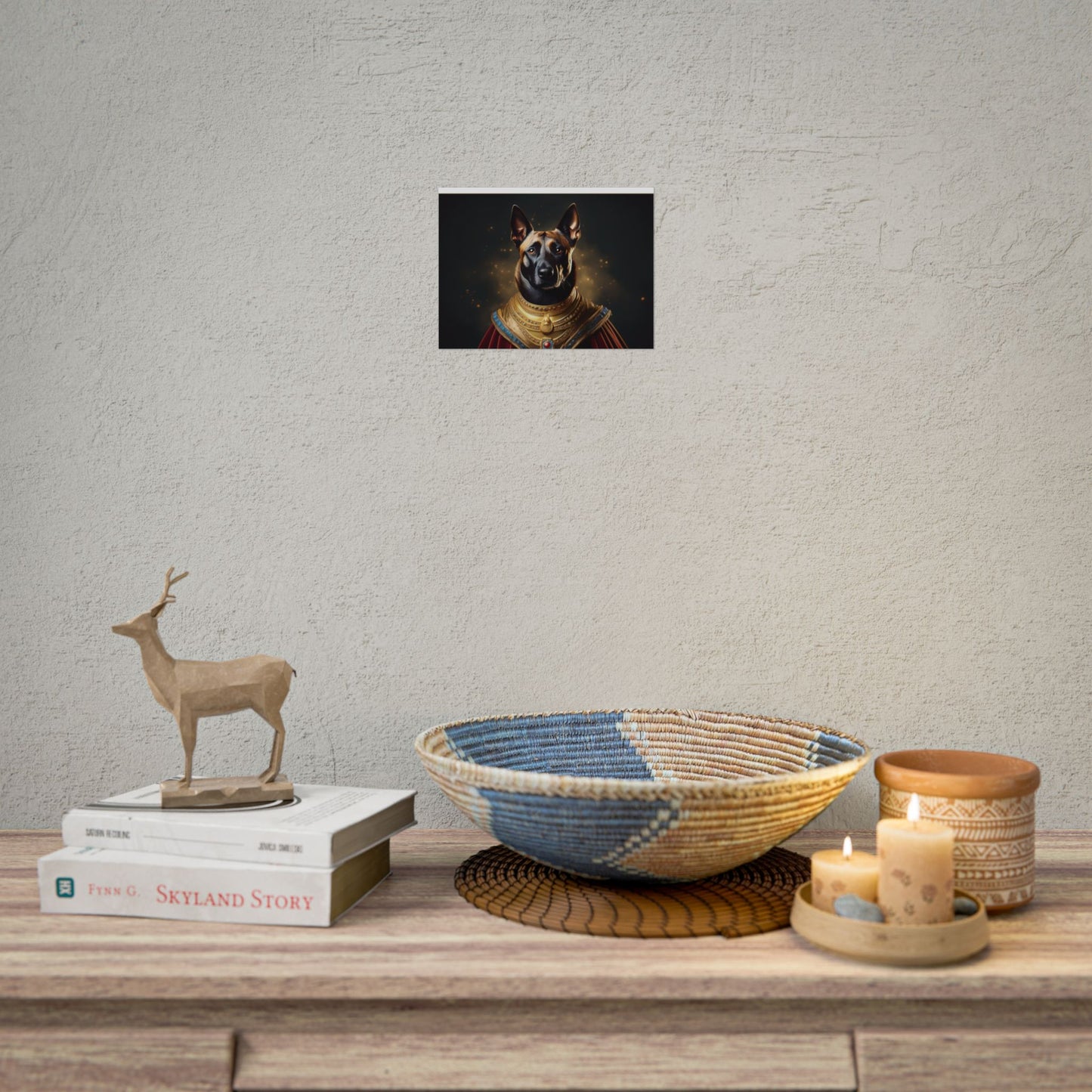 Belgian Malinois Renaissance Dog Portrait Wall Print, Art Print, Art Print, Animal Lover Home Decor, Dog Wall Art, wall art