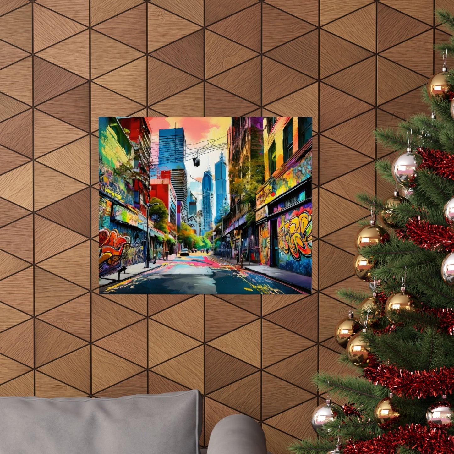 Melbourne Street Graffiti Australia Print | Style 1 | Wall Art | Wall Print