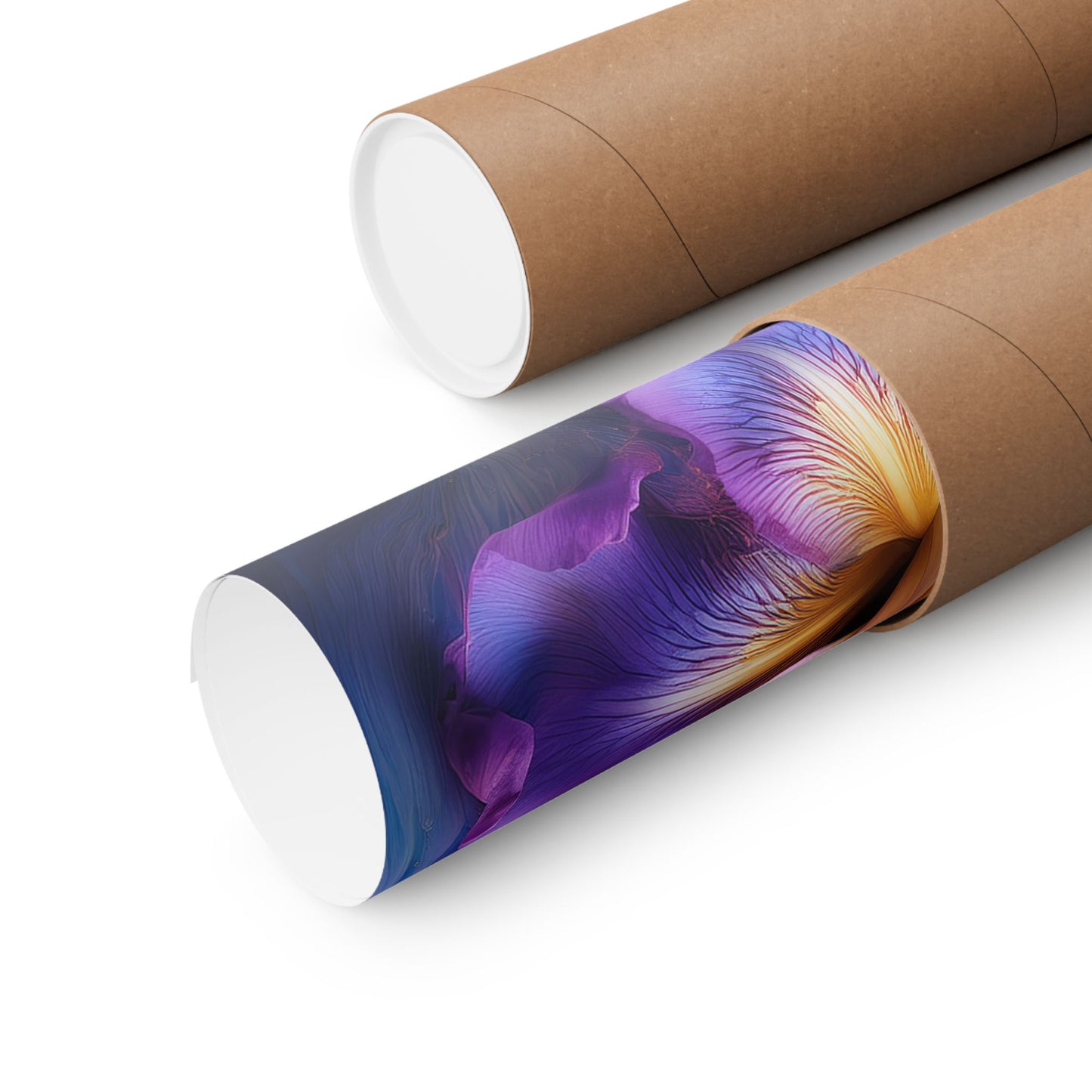Abstract Floral Iris Wall Art Print | Style 4 | Wall Print | Botanical Wall Art