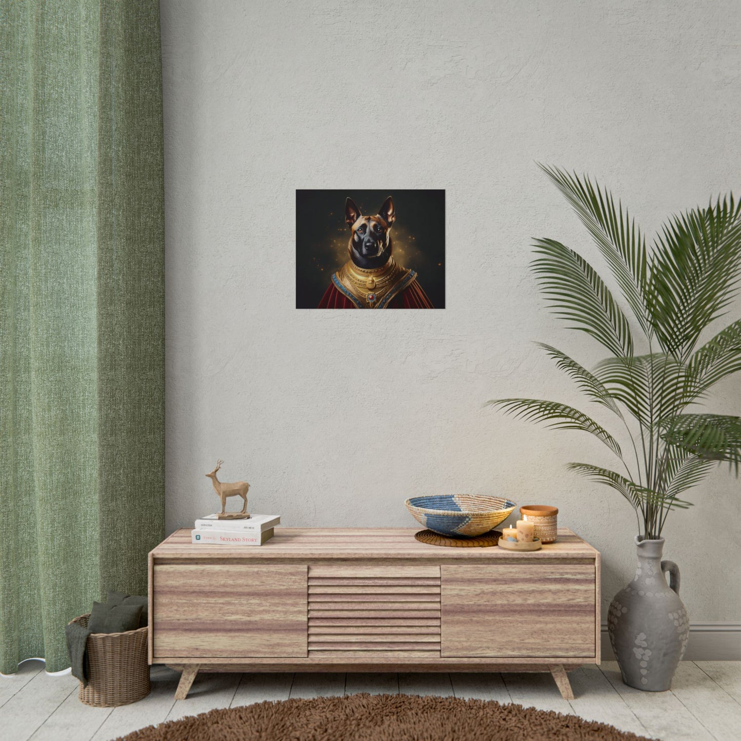 Belgian Malinois Renaissance Dog Portrait Wall Print, Art Print, Art Print, Animal Lover Home Decor, Dog Wall Art, wall art