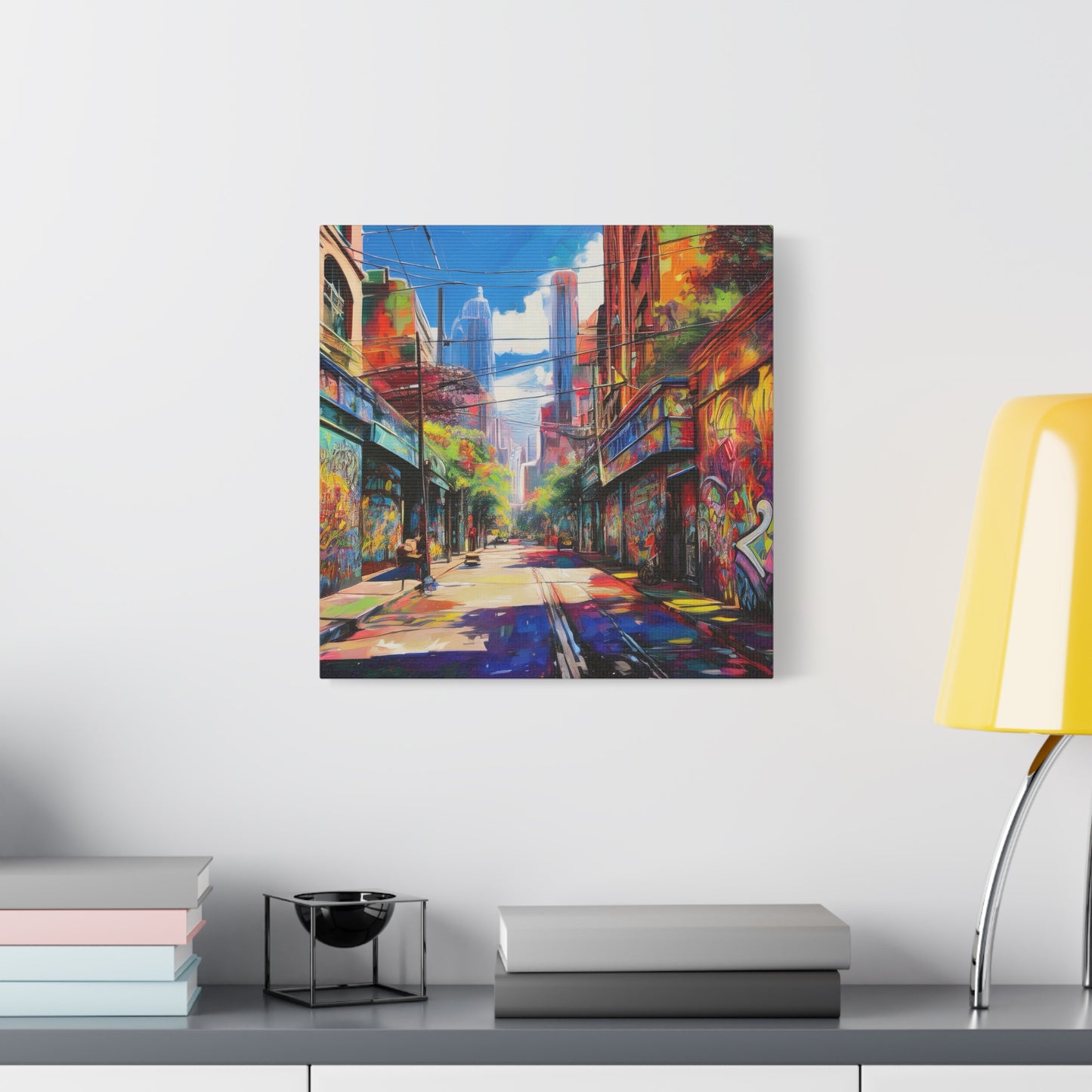 Melbourne Street Graffiti Australia on Canvas | Style 2 | Wall Art | Wall Print
