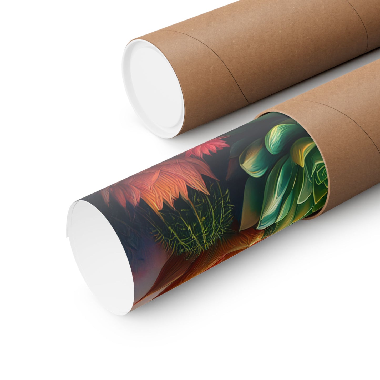 Abstract Cacti and Succulent Desert Garden Color Print | Wall Art | Wall Print