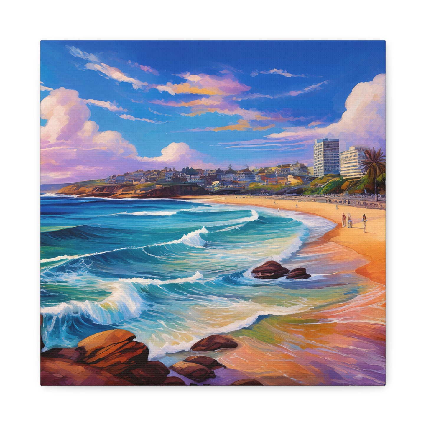 Coogee Beach Australia Coastal Canvas Art | Style 1 | Wall Art | Wall Print