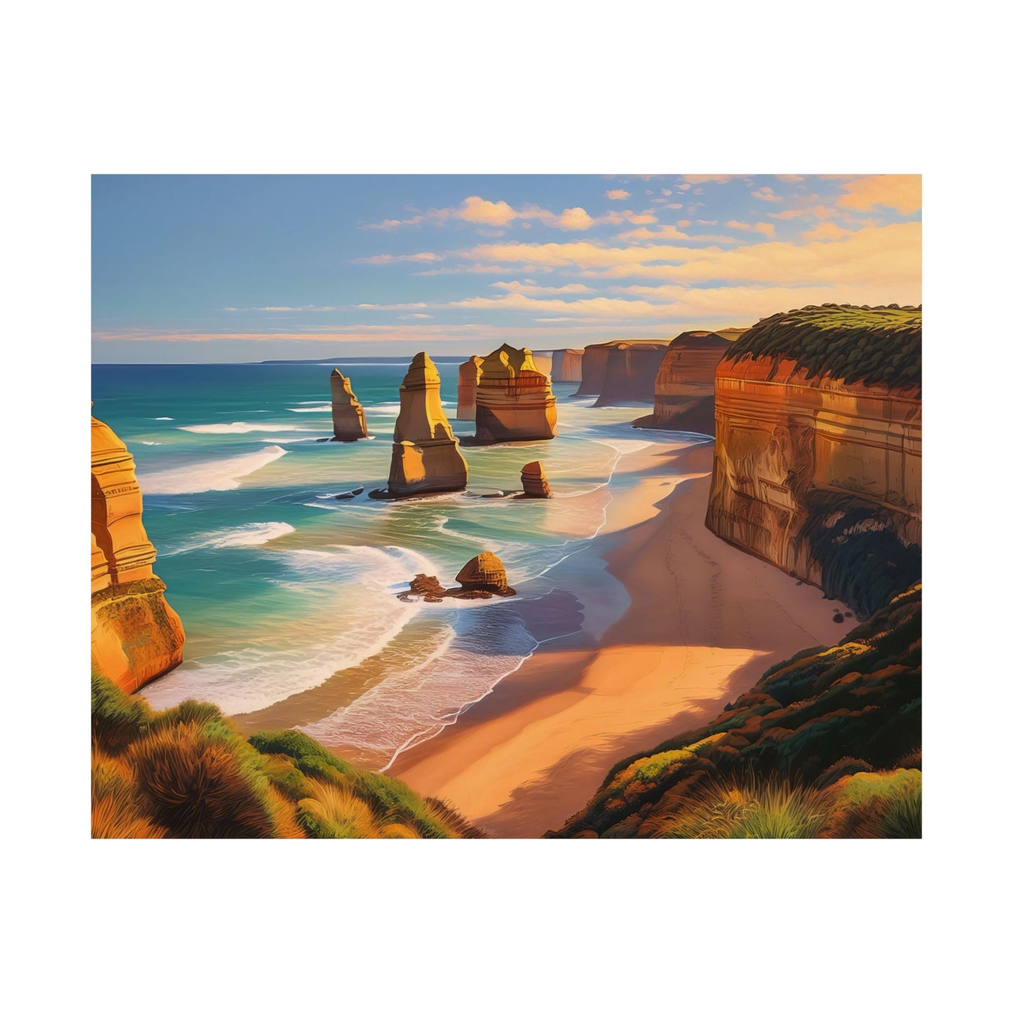 Twelve Apostles Australia Coastal Print | Style 1 | Wall Art | Wall Print