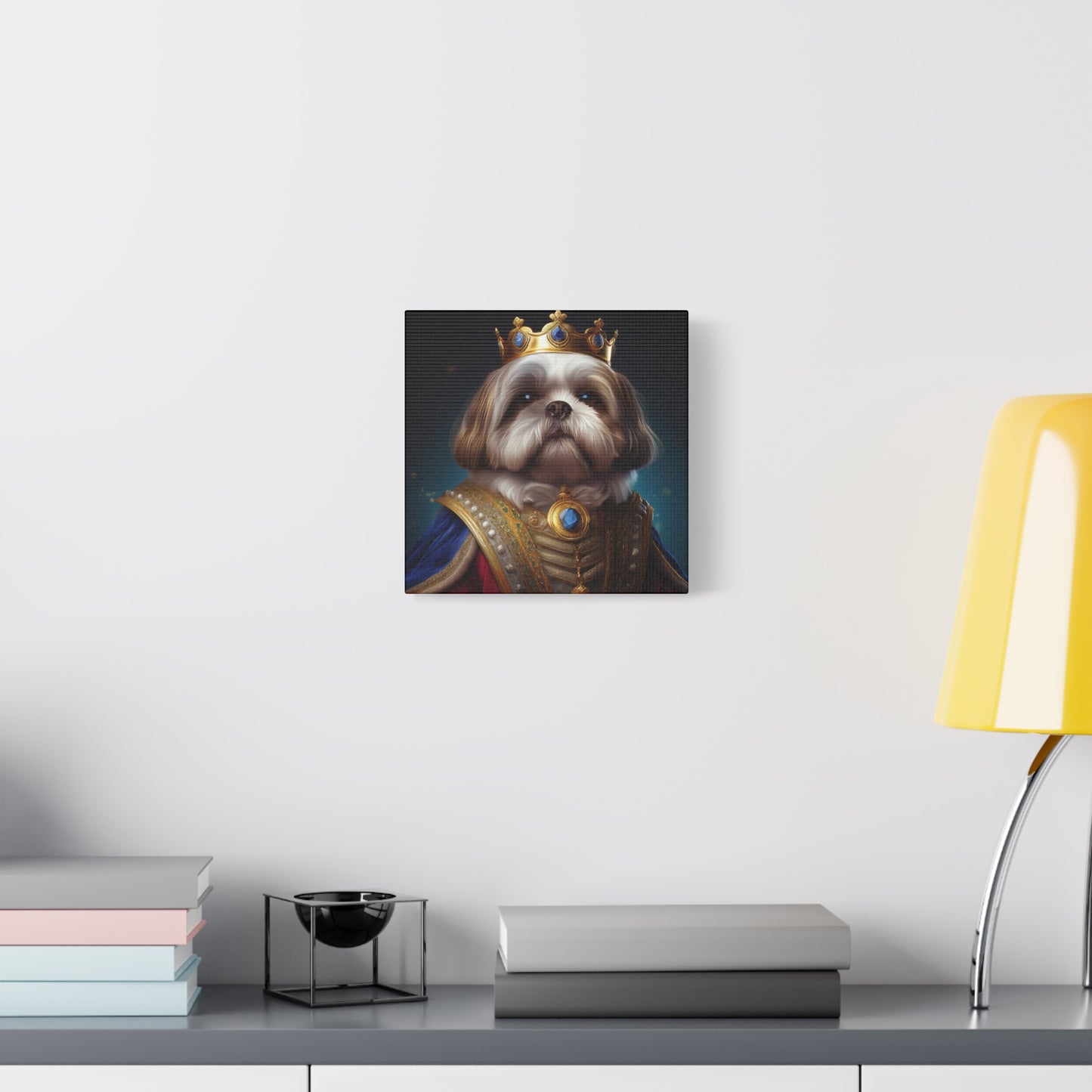 Shih Tzu Renaissance Pet Portrait on Canvas | wall art, wall print, dog portrait, dog art