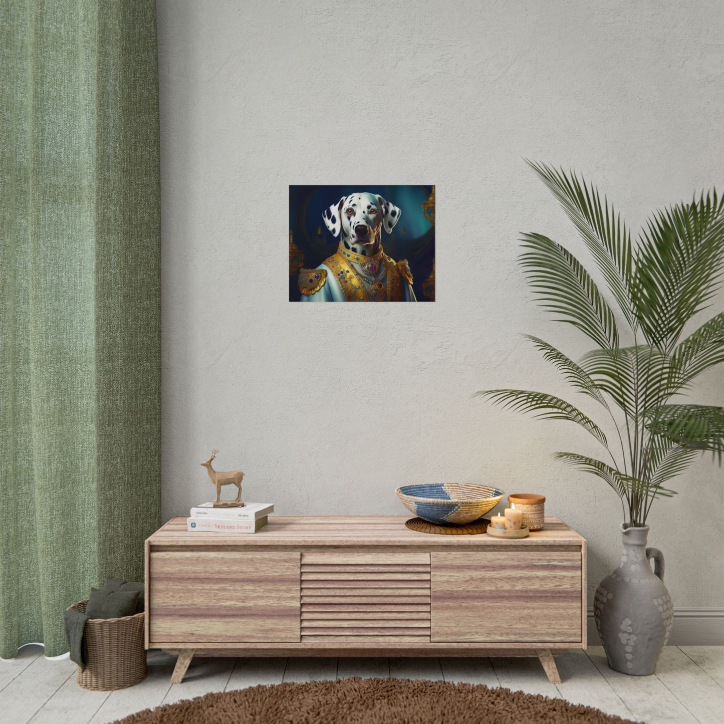 Dalmation Dog Renaissance Pet Portrait Wall Print | Art Print | Wall Art | Dog Art