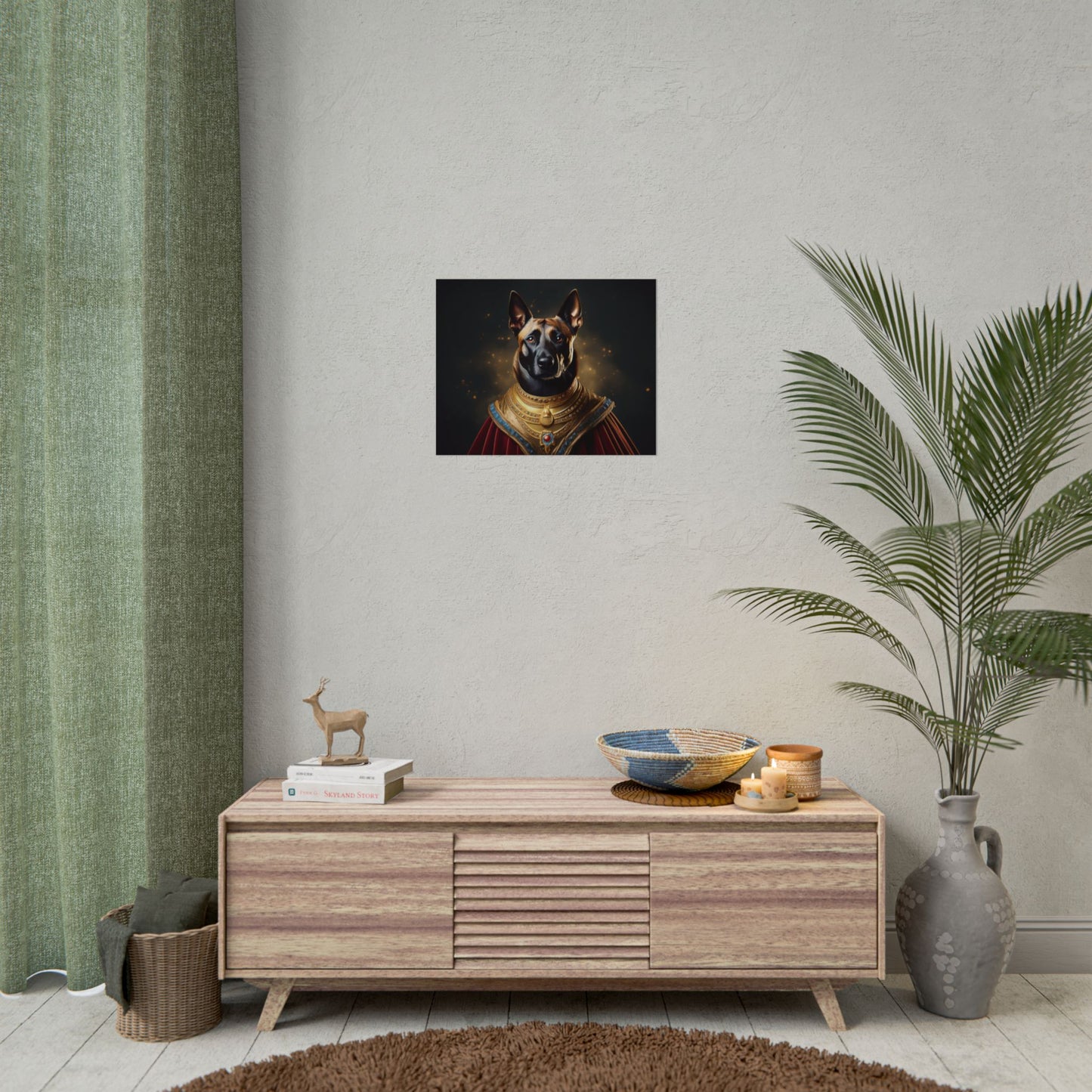 Belgian Malinois Renaissance Dog Portrait Wall Print, Art Print, Art Print, Animal Lover Home Decor, Dog Wall Art, wall art