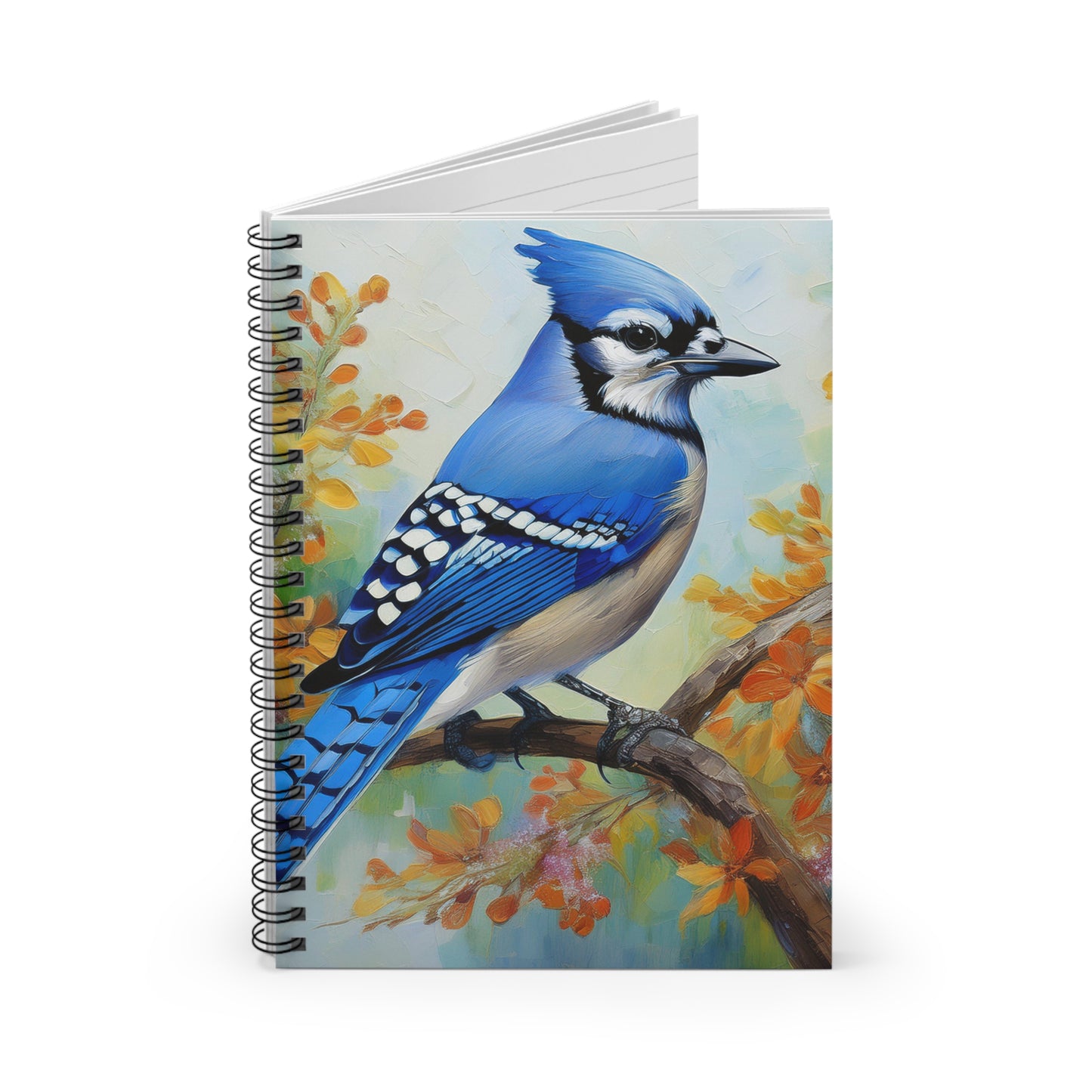 Blue Jay Bird Spiral Notebook | Journal | Dream Journal | Birdwatching