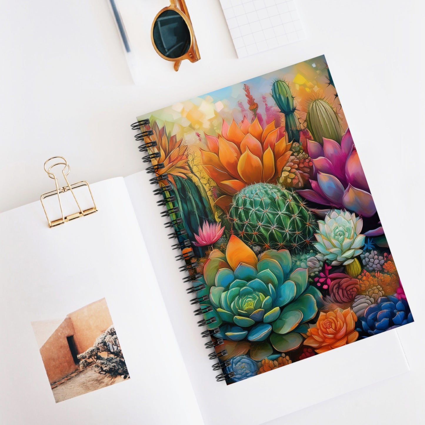 Cacti & Succulents Watercolor Notebook | Journal for Notes | Diary | Dream Journal