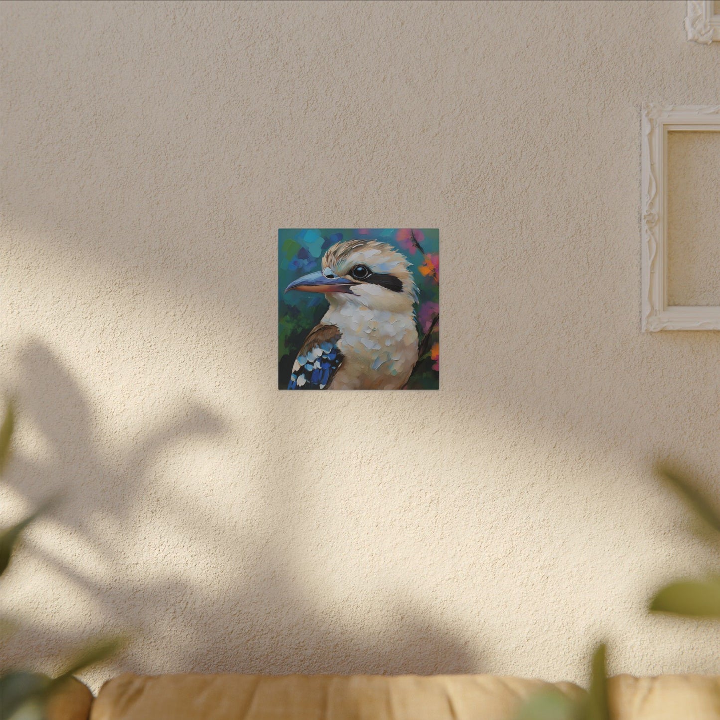 Vibrant Kookaburra Australia Bird Canvas Print, Nature Lover Gift, Wall Print, Australia Art, Bird Art