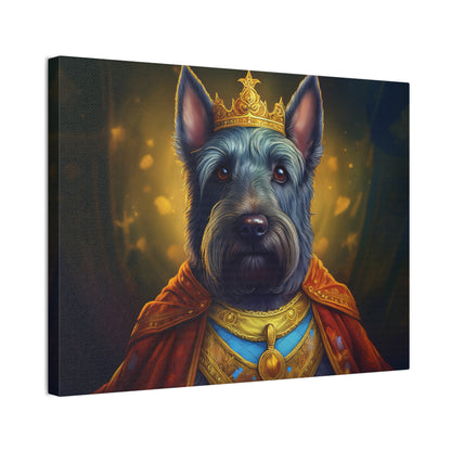 Scottish Terrier Renaissance Pet Portrait on Canvas | Wall art, wall print, dog portrait, dog art