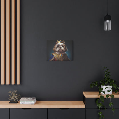 Shih Tzu Renaissance Pet Portrait on Canvas | wall art, wall print, dog portrait, dog art