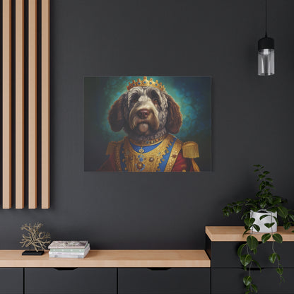 Portuguese Water Dog Renaissance Pet Portrait on Canvas | wall art | wall print