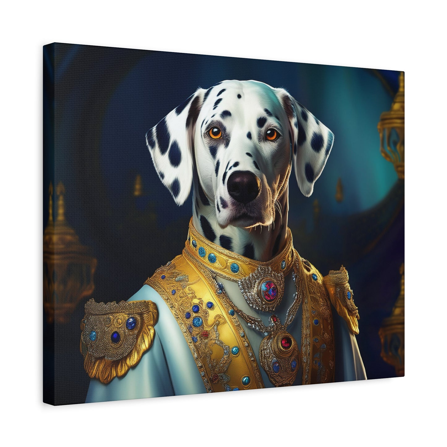 Dalmation Renaissance Pet Portrait Canvas | Wall art | Wall print | Dog art