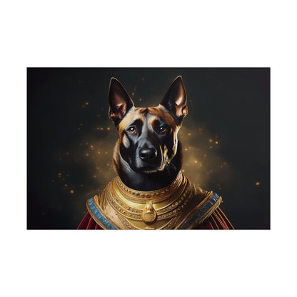 Belgian Malinois Renaissance Dog  Portrait Wall Print, Art Print, Art Print, Animal Lover Home Decor, Dog Wall Art, wall art