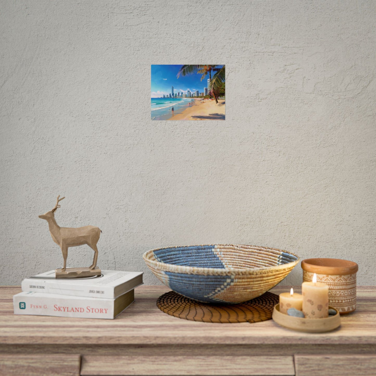 Surfers Paradise Beach Australia Coastal Print | Style 1 | Wall Art | Wall Print