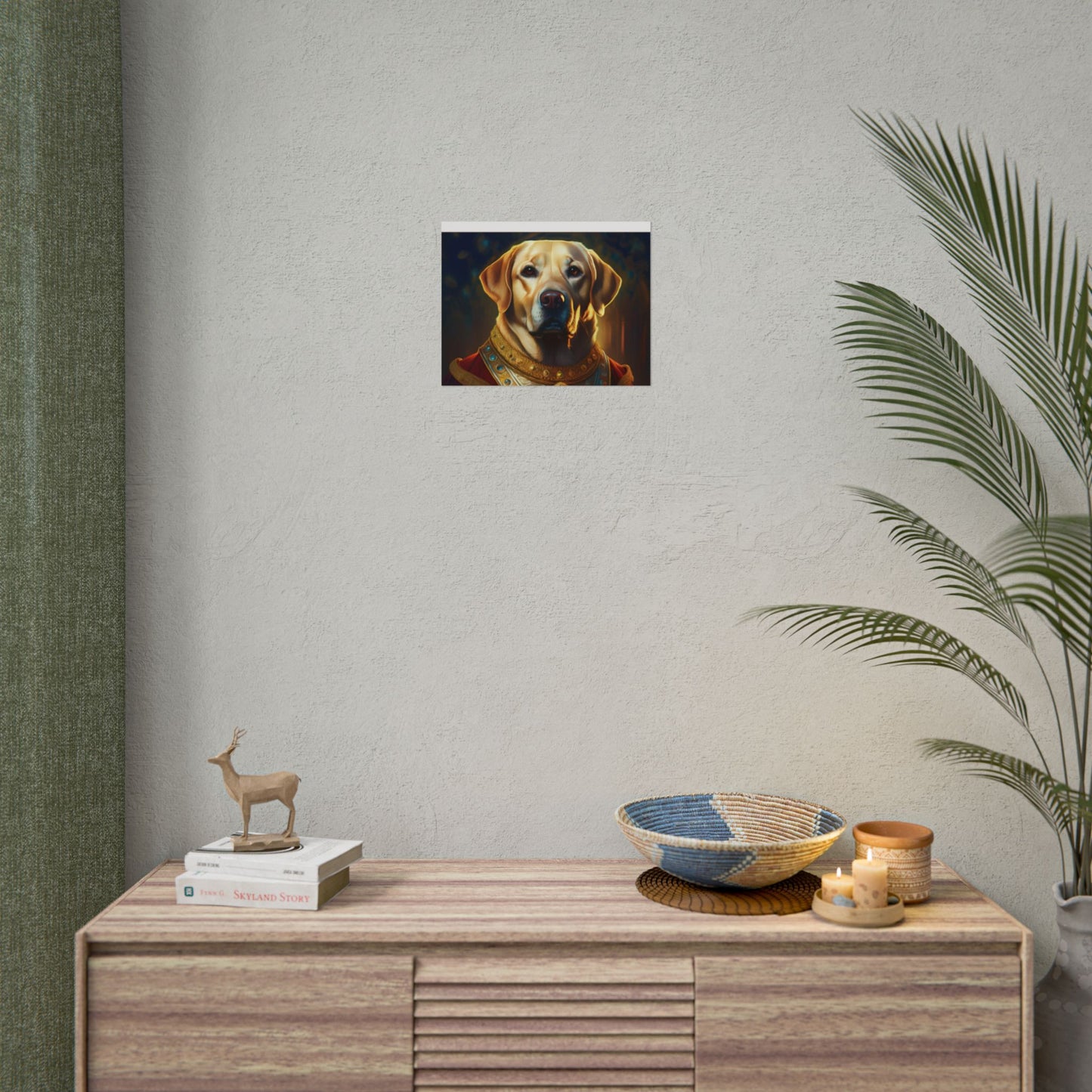 Labrador Retriever Renaissance Pet Portrait Art Print, Wall Decor Gift, Animal Lover Home Decor, Dog Wall Art