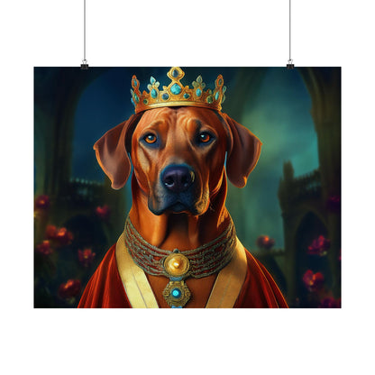Rhodesian Ridgeback Dog Renaissance Pet Portrait, Rhodesian Ridgeback Art Print,  Animal Lover Art, Wall art, wall print