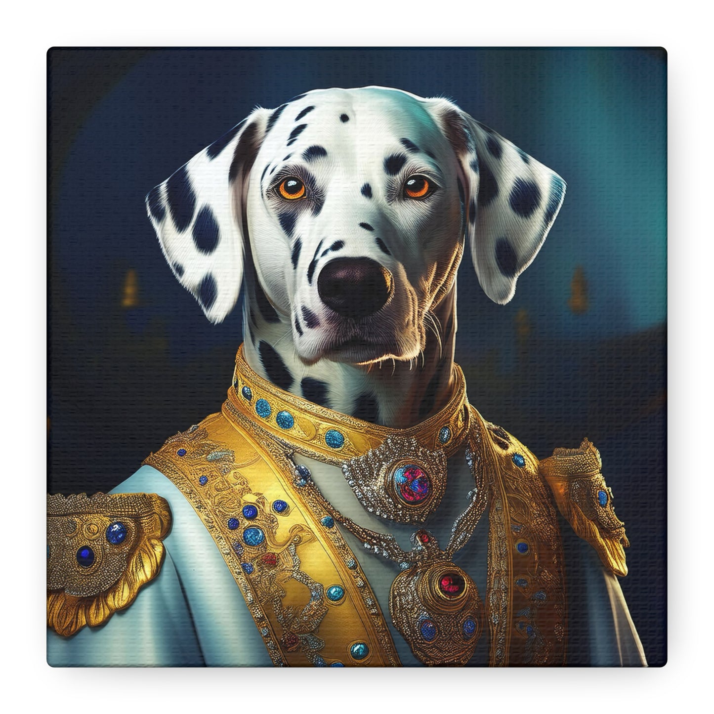Dalmation Renaissance Pet Portrait Canvas | Wall art | Wall print | Dog art