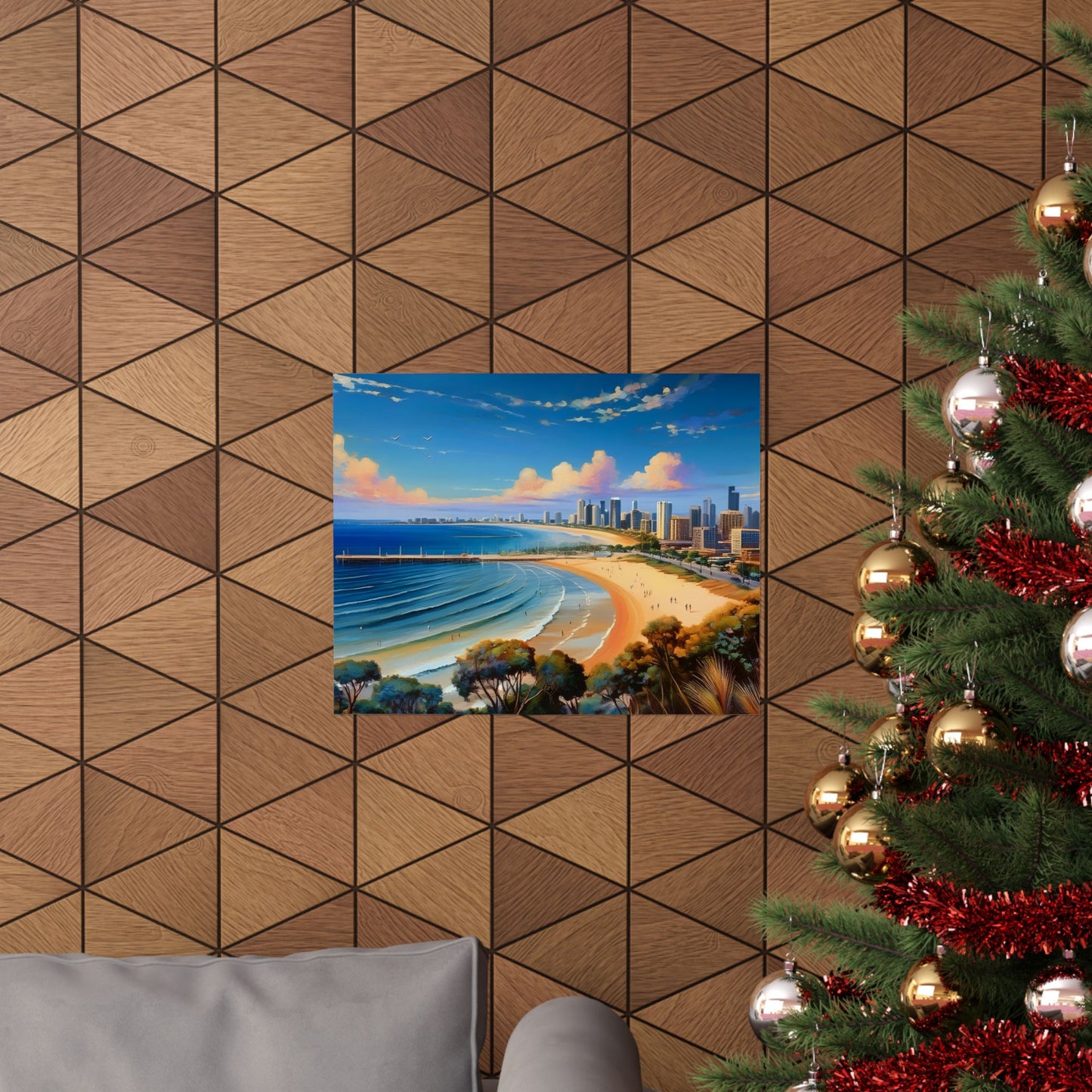 St Kilda Beach Australia Coastal Print | Style 1 | Wall Art | Wall Print