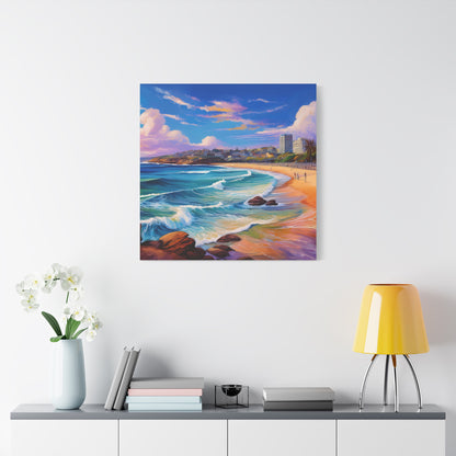 Coogee Beach Australia Coastal Canvas Art | Style 1 | Wall Art | Wall Print