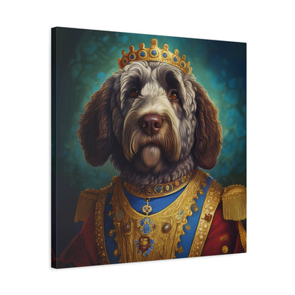 Portuguese Water Dog Renaissance Pet Portrait on Canvas | wall art | wall print