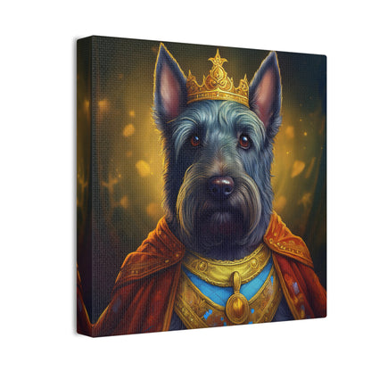 Scottish Terrier Renaissance Pet Portrait on Canvas | Wall art, wall print, dog portrait, dog art