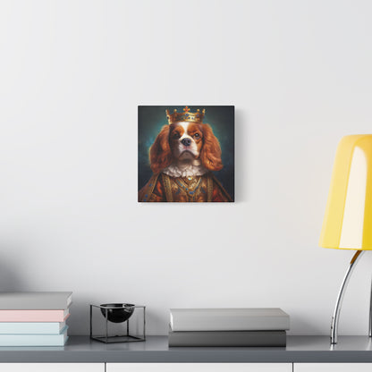 Cavalier King Charles Spaniel Renaissance Pet Portrait on Canvas | Wall art | wall print