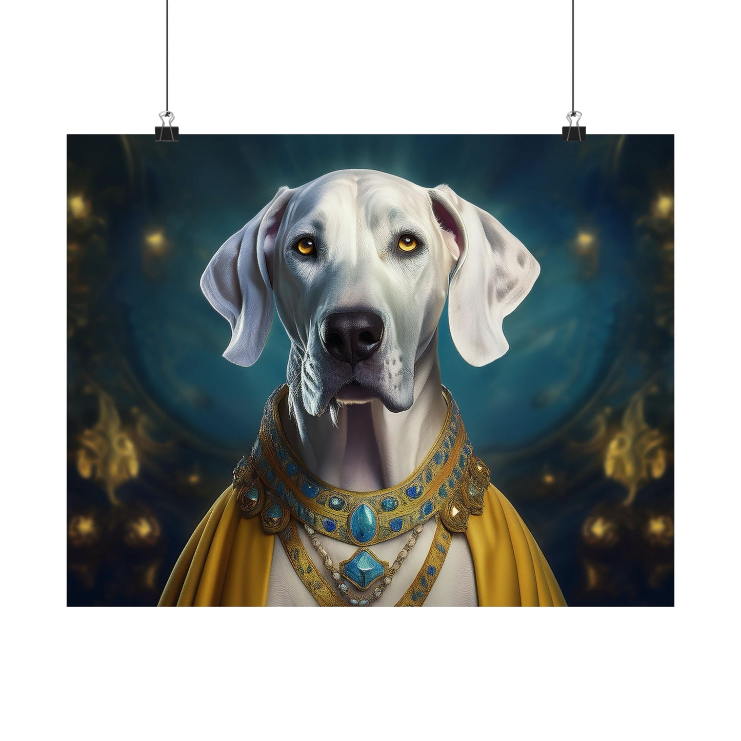 Great Dane Dog Renaissance Art Print |  Wall art | Wall Print