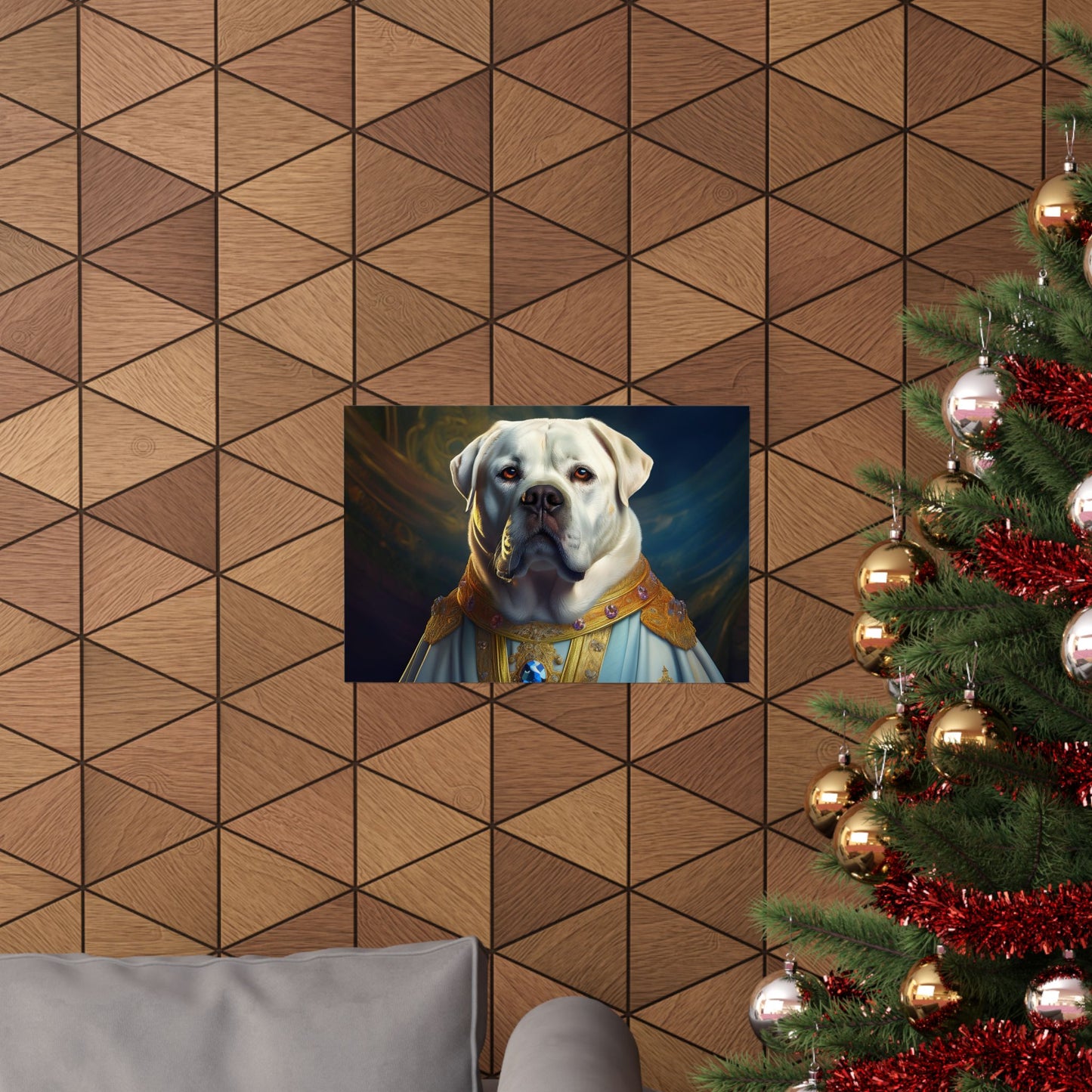Mastiff Renaissance Pet Portrait Print, Unique Wall Art, Wall Print, Dog Art, Pet Art