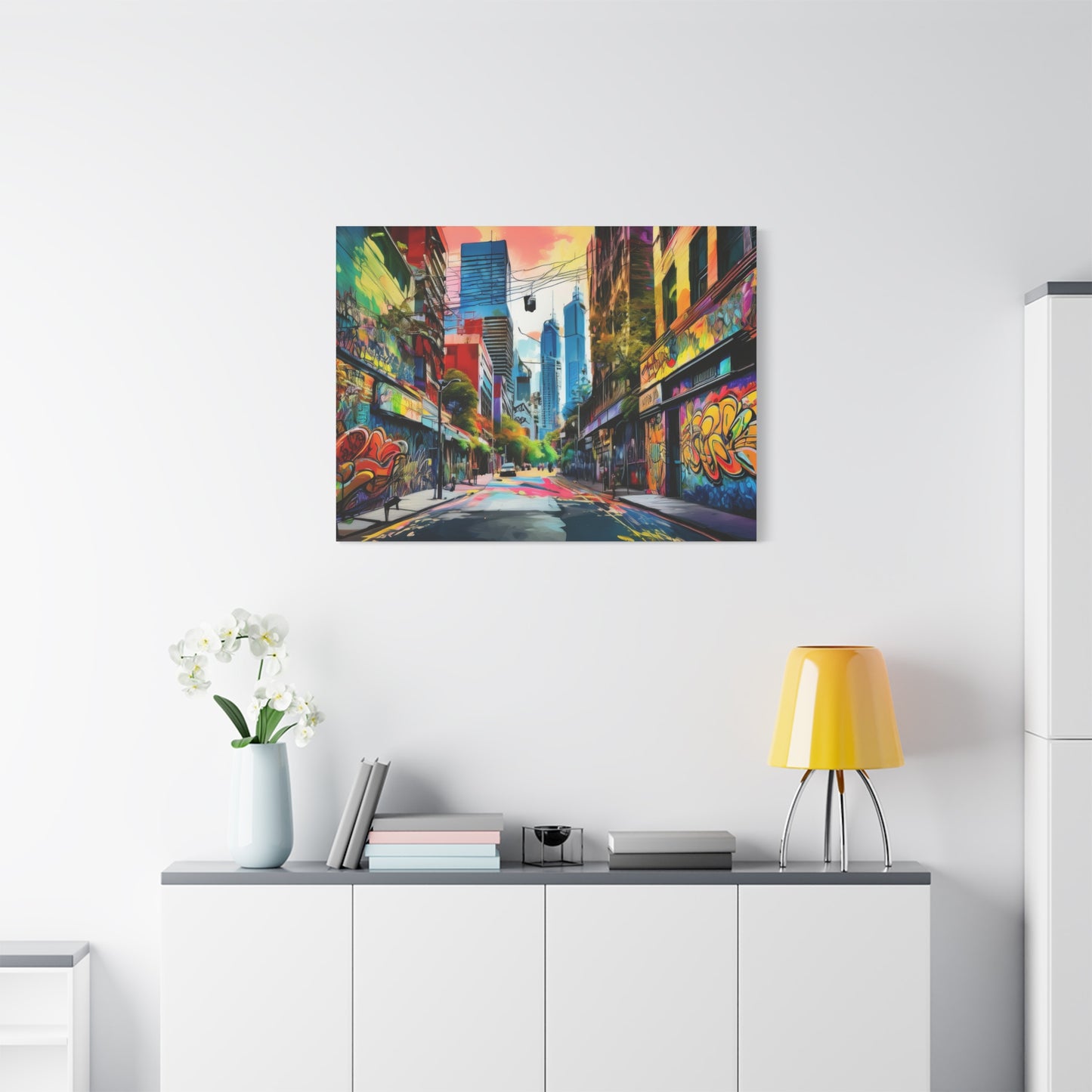 Melbourne Street Graffiti Australia Canvas Art | Style 1 | Wall Art | Wall Print