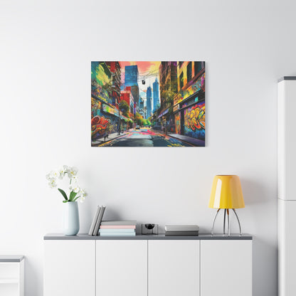 Melbourne Street Graffiti Australia Canvas Art | Style 1 | Wall Art | Wall Print