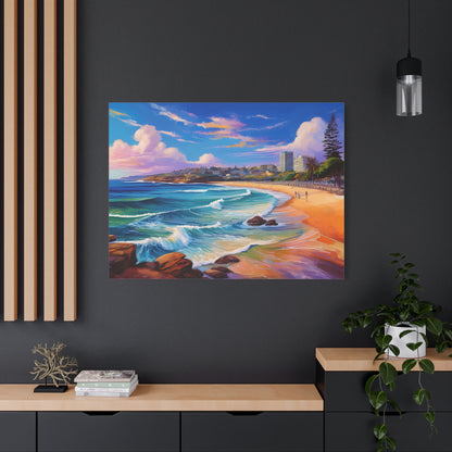 Coogee Beach Australia Coastal Canvas Art | Style 1 | Wall Art | Wall Print
