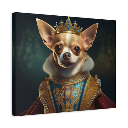 Chihuahua Renaissance Pet Portrait on Canvas | Wall art | Wall print | Dog art
