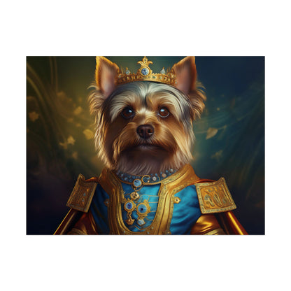 Yorkshire Terrier Dog Renaissance Pet Portrait Print | Wall Art | Wall Print | Dog Art