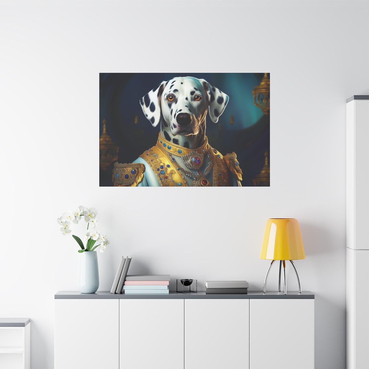 Dalmation Renaissance Pet Portrait Canvas | Wall art | Wall print | Dog art