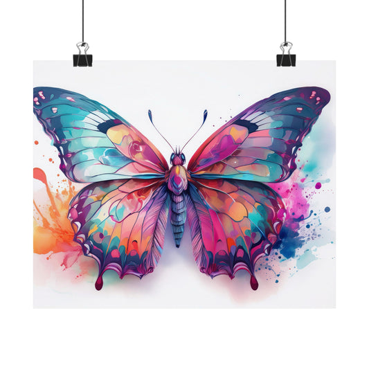 Colorful Butterfly Alcohol Ink Wall Art | Butterfly wall art | Wall Art | Wall Print