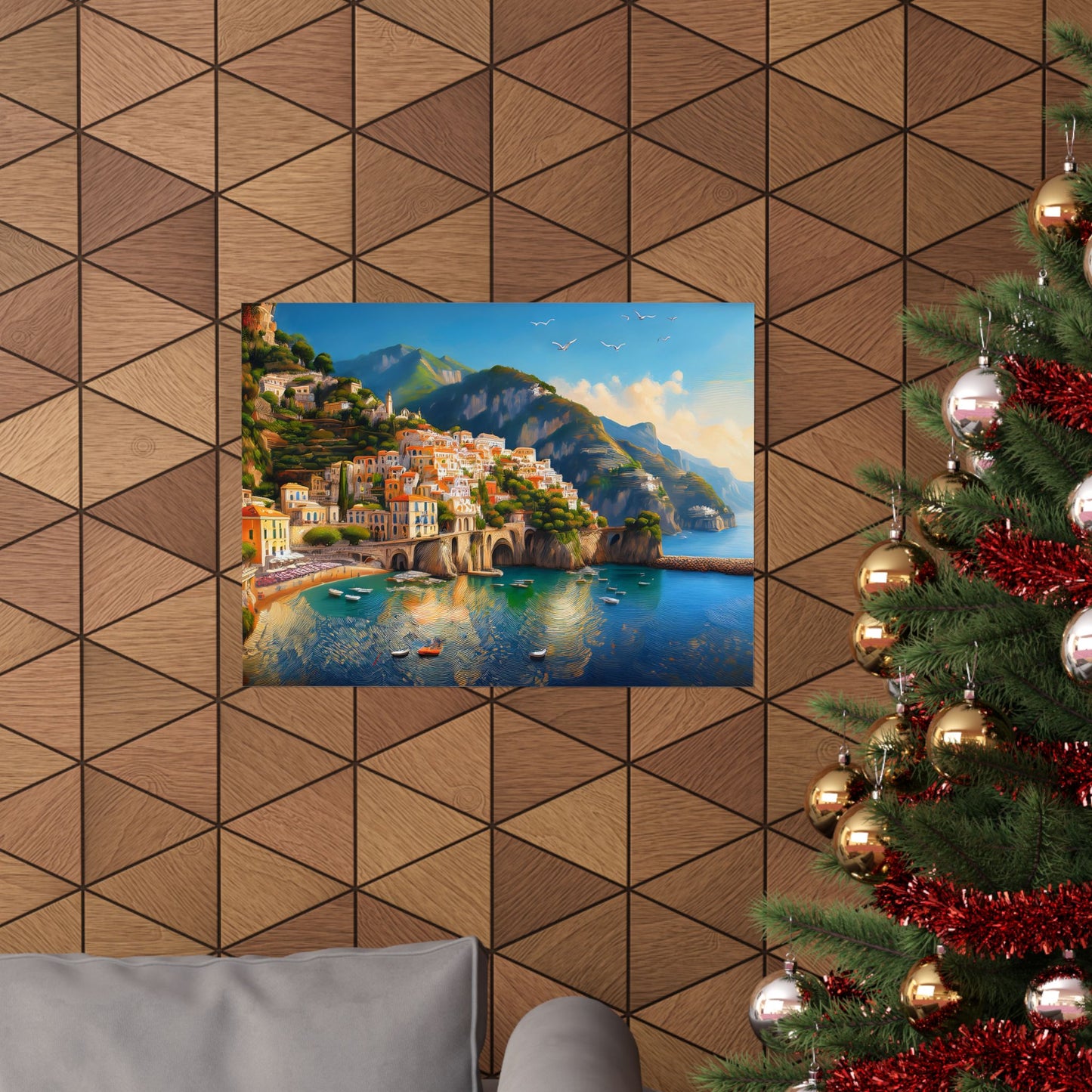 Amalfi Coast Italy Coastal Print | Style 1 | Wall Art | Wall Print