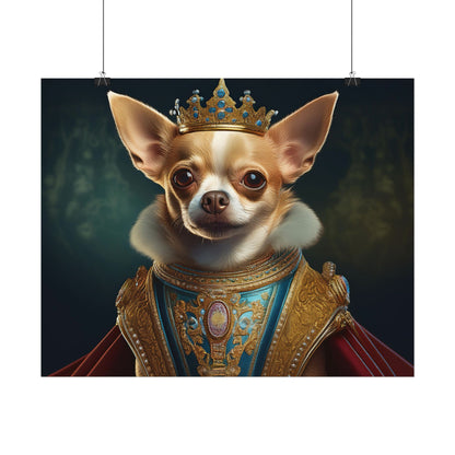 Chihuahua Dog Renaissance Pet Portrait Print | Wall print | Wall art