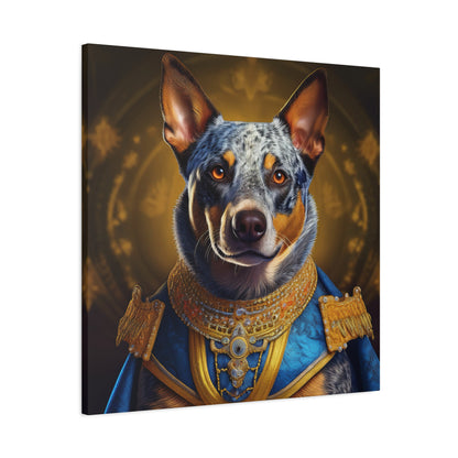 Australian Cattle Dog Renaissance Pet Portrait on Canvas | wall art |  wall print