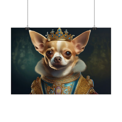 Chihuahua Dog Renaissance Pet Portrait Print | Wall print | Wall art