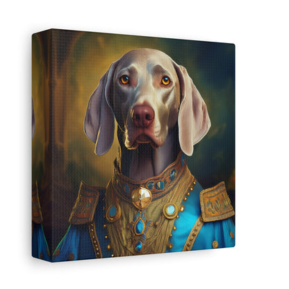 Weimaraner Renaissance Pet Portrait on Canvas -  wall art, wall print, dog portrait, dog art