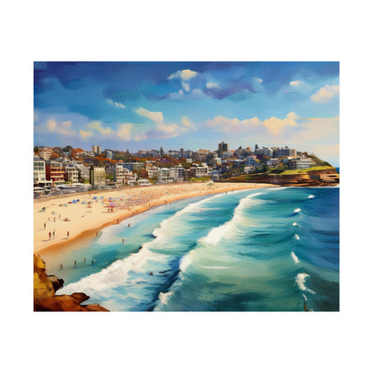 Bondi Beach Australia Coastal Print | Style 1 | Wall Art | Wall Print