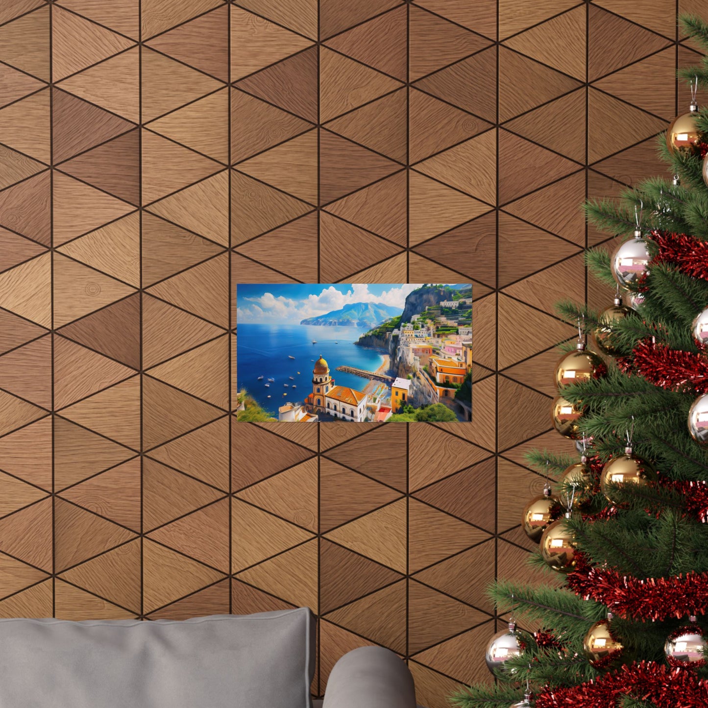 Amalfi Coast Italy Coastal Print | Style 3 | Wall Art | Wall Print