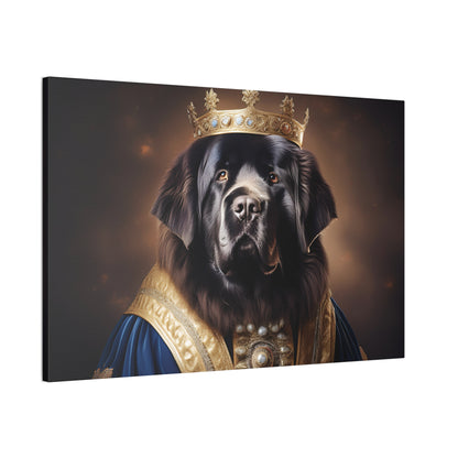 Newfoundland Renaissance Pet Portrait on Canvas | wall art | wall print