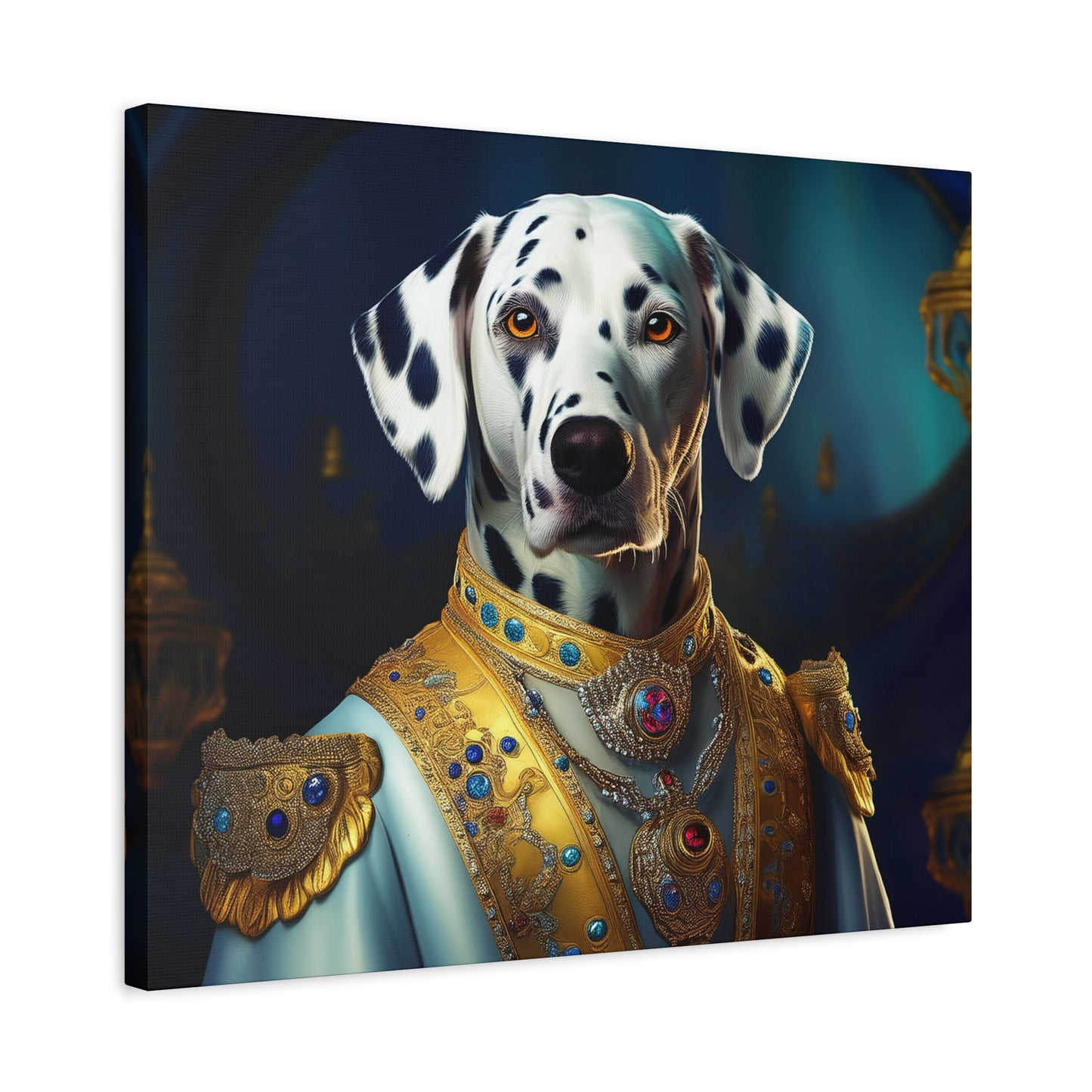 Dalmation Renaissance Pet Portrait Canvas | Wall art | Wall print | Dog art