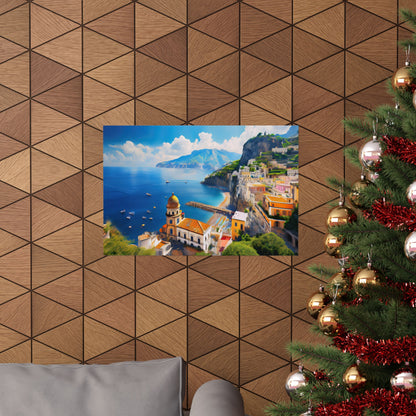 Amalfi Coast Italy Coastal Print | Style 3 | Wall Art | Wall Print